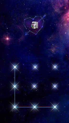 AppLock Theme Galaxy screenshot 2
