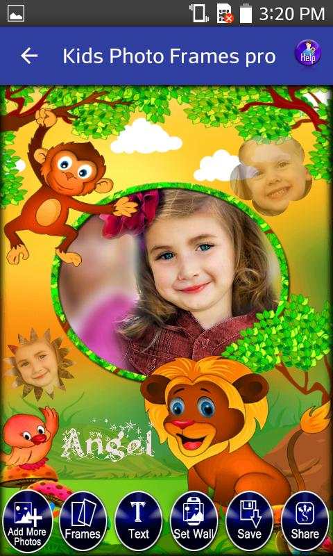 Kids Photo Frames Pro screenshot 1