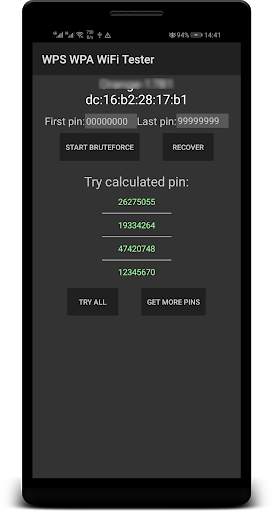 WPS WPA WiFi Tester (No Root) screenshot 2