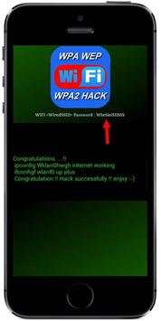 WiFi Password Wep Wpa Wpa2 psk Hack Prank screenshot 7