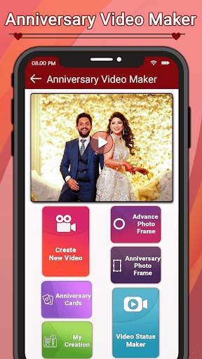 Wedding Anniversary Video maker screenshot 1