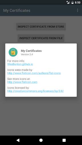 My Certificates screenshot 7