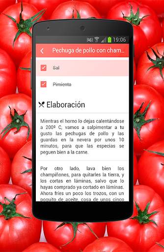 Recetas de pollo screenshot 16
