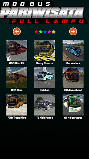 Mod Bus Pariwisata Full Lampu screenshot 4