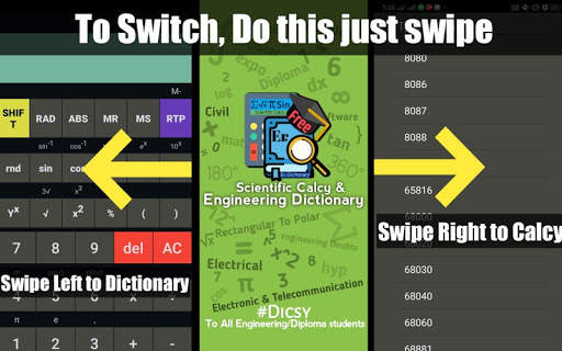 DICSY - (Offline Engineering Dictionary  Calcy) screenshot 1