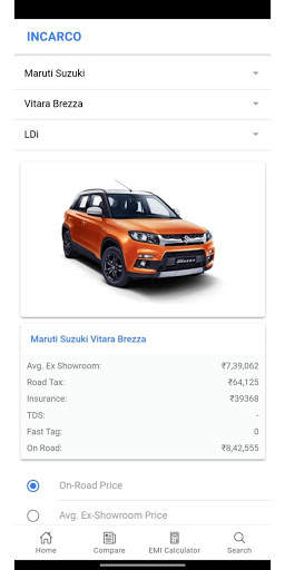 Incarco: Buy New Car & Bike, EMI, Compare Car/Bike screenshot 7