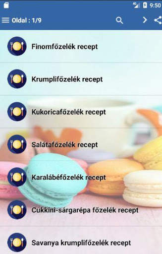 Receptek Magyar (Offline) screenshot 2
