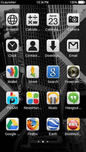 Black White Theme screenshot 3
