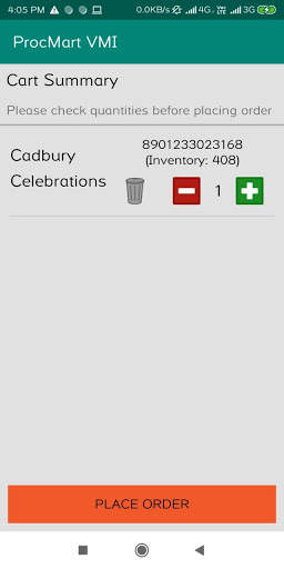ProcMart VMI screenshot 2