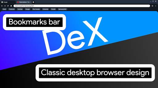 Desktop Browser for Samsung DeX (Flow net) screenshot 1