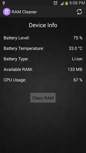 Total RAM Cleaner screenshot 1