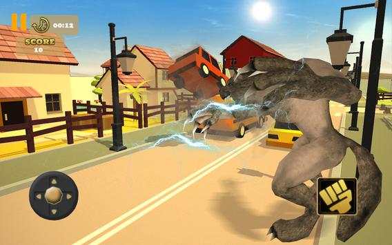 Angry Gorilla Rampage 2018: City Attack 3D screenshot 2