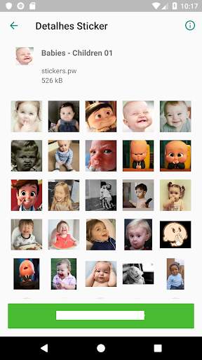 Stickers: Babies Children Cute screenshot 2