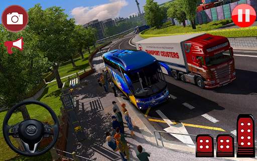 Bus Driving Games Simulator 3d screenshot 7