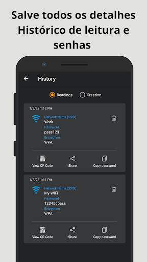 WiFi QR Code Scanner de senha screenshot 3