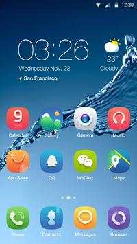 Aquablue Hola Launcher Theme screenshot 1