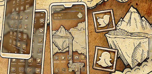 Mountain Sketch Launcher Theme screenshot 6