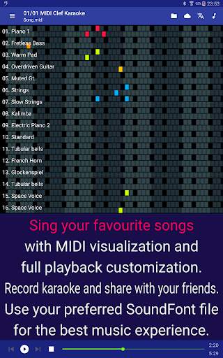 MIDI Clef Karaoke Player 13 تصوير الشاشة