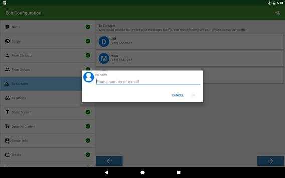 Redirector de Mensajes screenshot 11