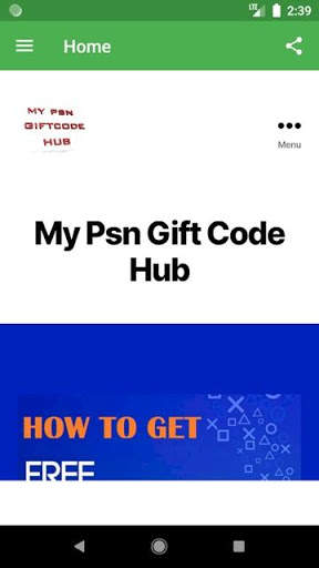 My psn gift code hub screenshot 1