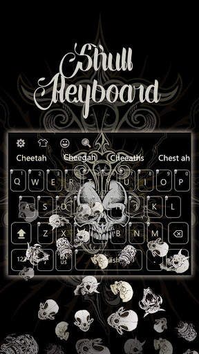 Live Devil Death Skull Keyboard screenshot 1