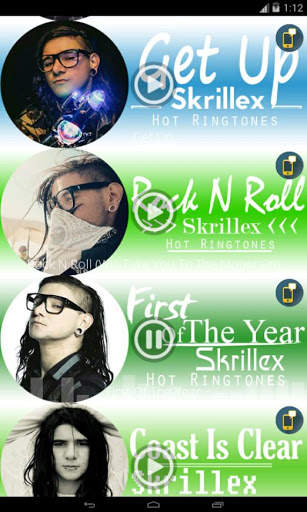 Skrillex - Hot Ringtones screenshot 3