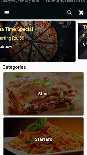 Flutter Food Ordering and Restaurant Mobile App screenshot 2
