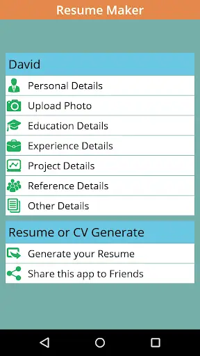 Instant Resume / CV Maker Free for Job Seekers screenshot 3