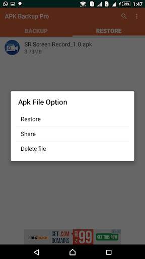 Apk Backup Pro screenshot 7