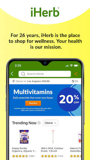 iHerb screenshot 1