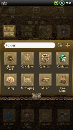 MAYAN GO Launcher EX Theme screenshot 4