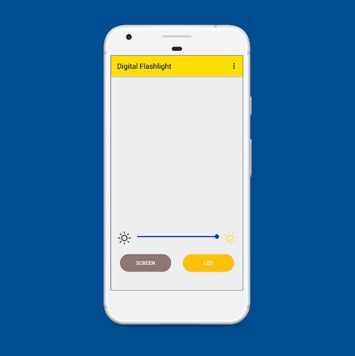 Digital Flashlight - torch, SOS, screen flashlight screenshot 2