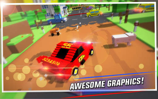 Crossy Brakes: Blocky Road Fun screenshot 1