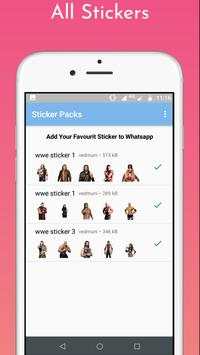 WWE Stickers for whatsapp (WAStickerApps) स्क्रीनशॉट 5