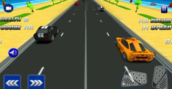 Turbo Car Traffic Racing 3D screenshot 4