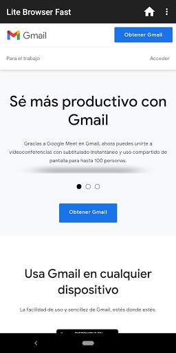 Lite Browser Fast screenshot 3