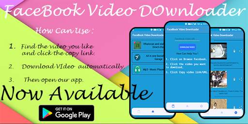 Video Downloader For Facebook - copy & download screenshot 1