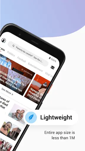 Opera News Lite - Less Data, More News screenshot 2