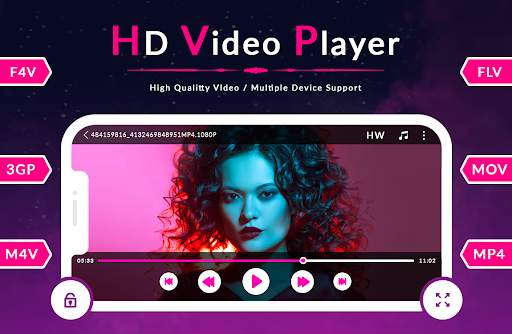 X Video Player - SAX Player and Status Saver 1 تصوير الشاشة