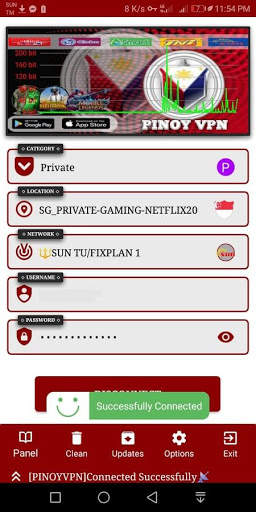 PinoyVPN OFC скриншот 3