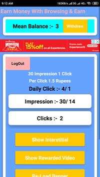 Browsing And Earn screenshot 2
