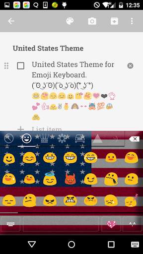 USA Independence Day Theme - Emoji Keyboard screenshot 2