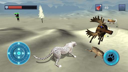 Snow Leopard Chase Simulator screenshot 4