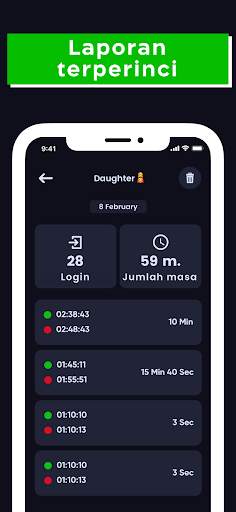 Logify. Jejak masaDalam talian screenshot 3