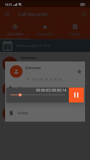 Call Recorder Auto Call Record – ACR screenshot 3