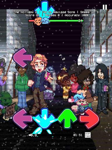 FNF Christmas Holiday mod screenshot 4