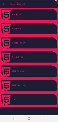Html Programming App 6 تصوير الشاشة