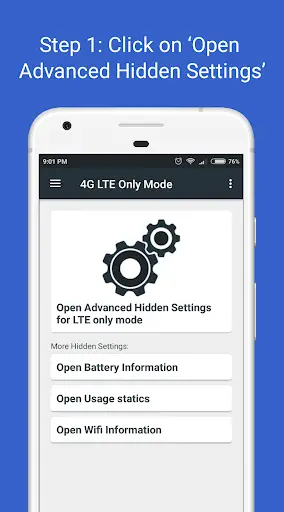 4G LTE Only Mode - Passa al 4G screenshot 1