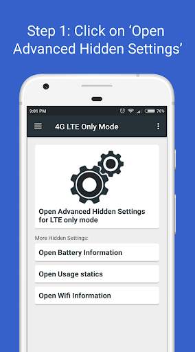 4G LTE Only Mode: Switch to 4G скриншот 1
