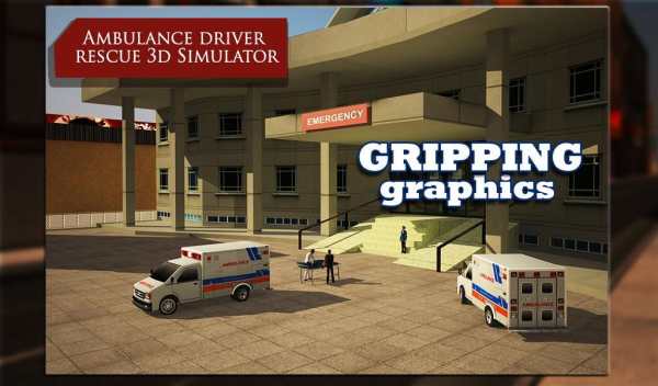Ambulance Driver Rescue 3D Sim screenshot 12